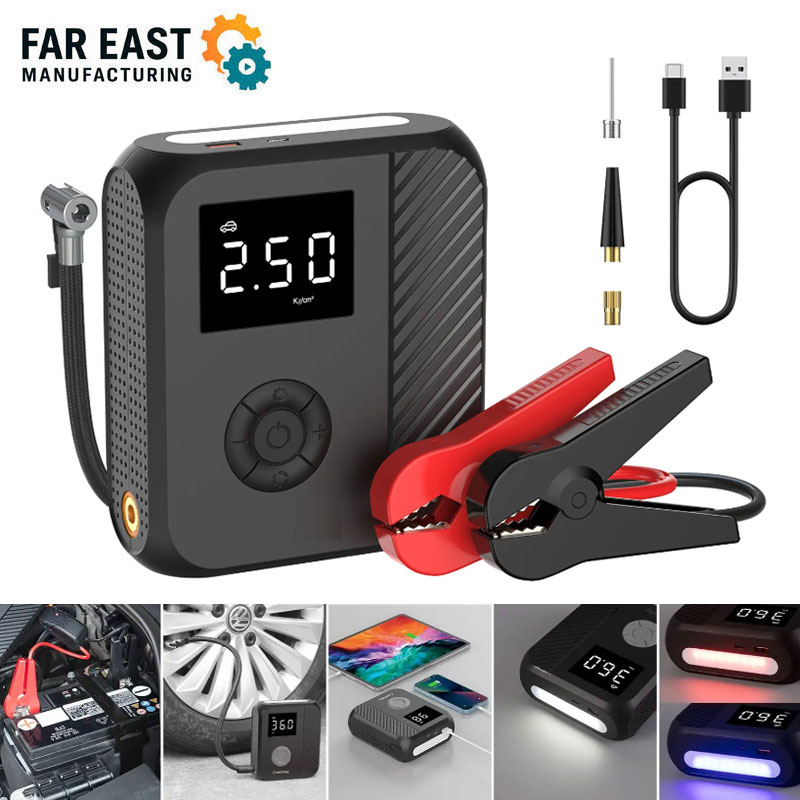 Jump Starter ກັບ Air Compressor