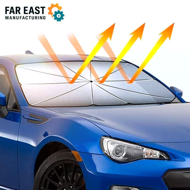 Windshield sun shade umbrella